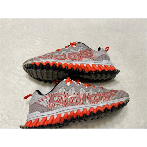 Adidas Shoes Women’s Size 6.5 Vigor TR Gray Orange Trail Running G66615 - Picture 6 of 8